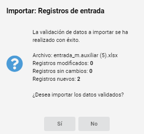 importar entradas 1