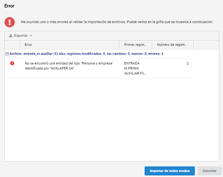 importar entradas 2
