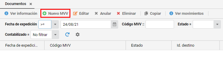 Salidas sin existencias 2