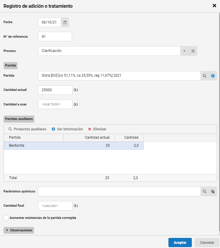 adicion tratamiento 3