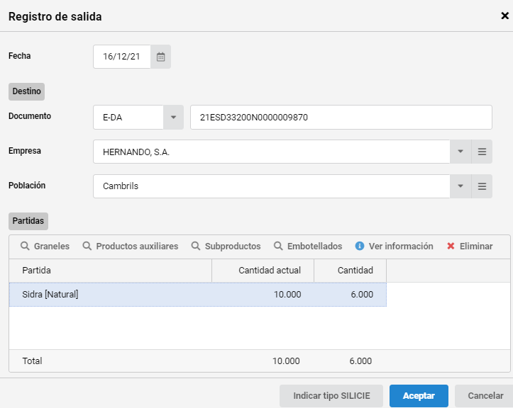 salidas 9